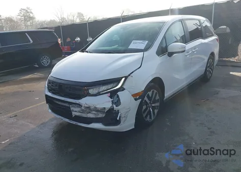 2025 Honda Odyssey Ex-L z USA, uszkodzony, nr VIN 5FNRL6H62SB059081